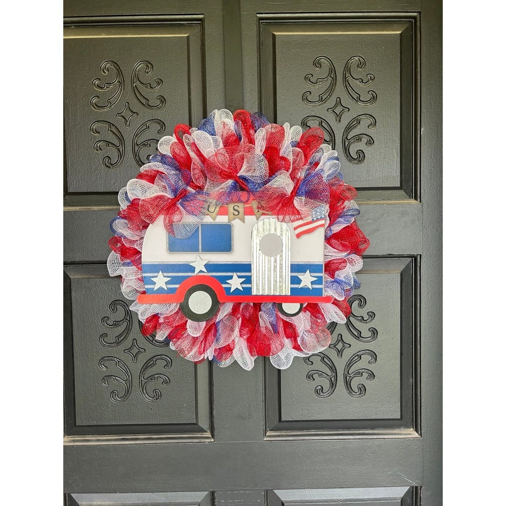 Patriotic Door Wreath
